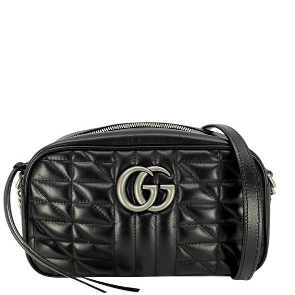 Gucci GG Marmont Aria Matelasse Calfskin Small Camera Bag - Picture 1 of 9